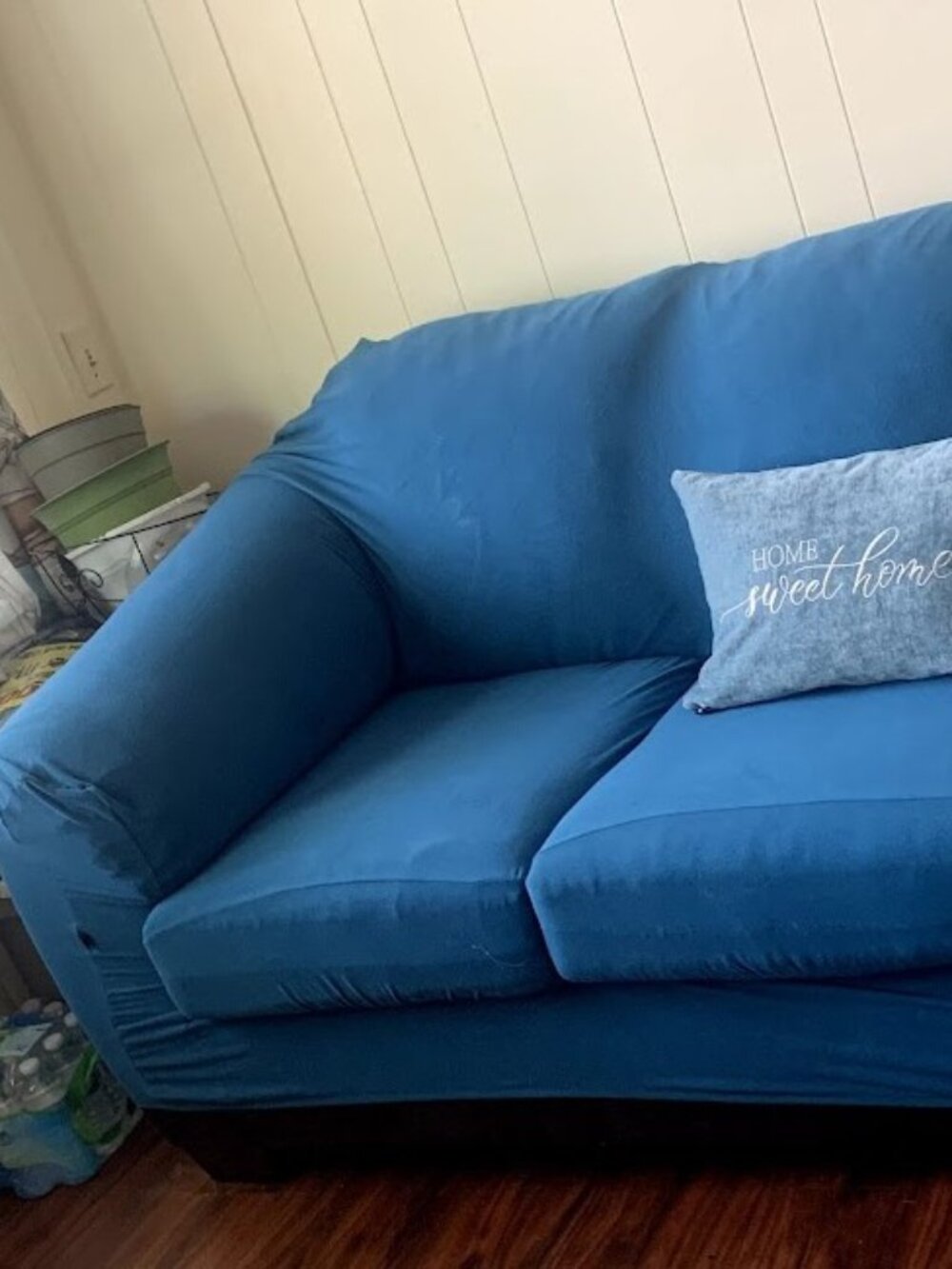 Sofa Slipcover for 3 Separate Cushion Couch